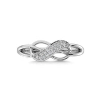 Thumbnail for Diamond 1/20 Ct.Tw. Infinity Ring in Sterling Silver