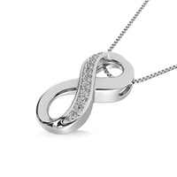 Thumbnail for Diamond 1/20 Ct.Tw. Infinity Pendant in Sterling Silver