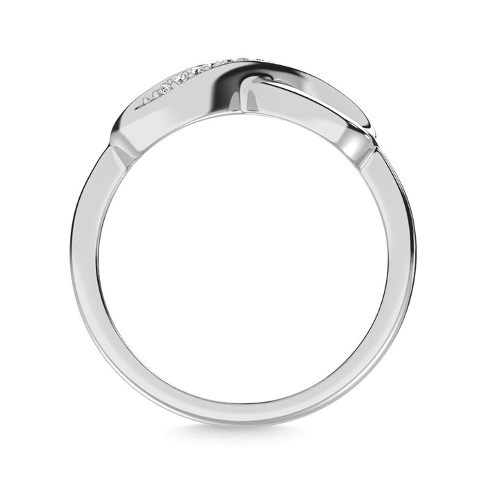 Diamond 1/20 Ct.Tw. Infinity Ring in Sterling Silver