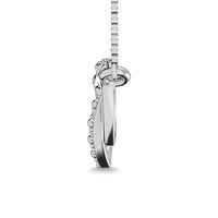 Thumbnail for Diamond 1/20 Ct.Tw. Double Heart Pendant in Sterling Silver
