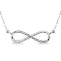 Thumbnail for Diamond 1/20 Ct.Tw. Infinity Pendant in Sterling Silver
