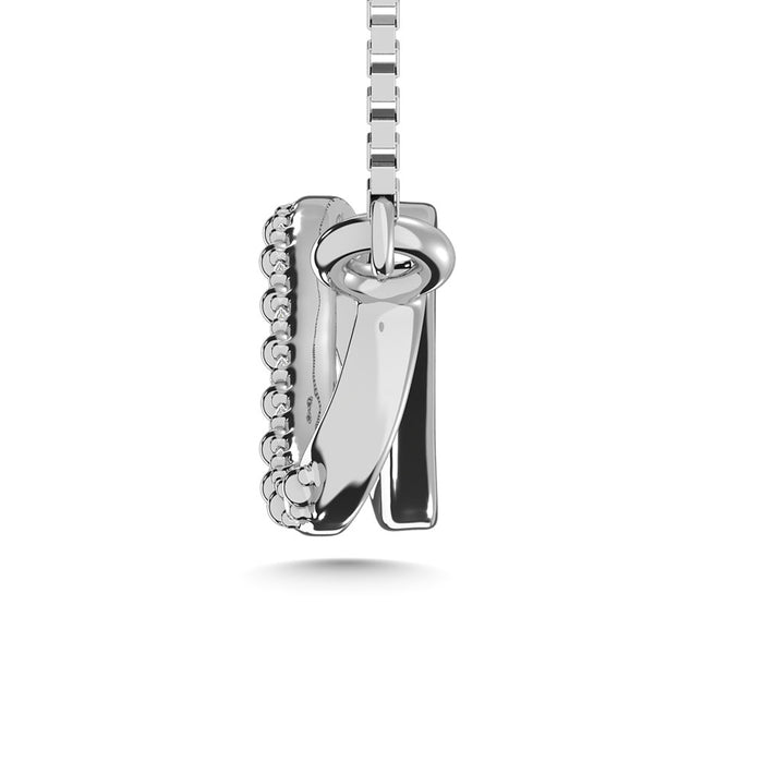 Diamond 1/20 Ct.Tw. Infinity Pendant in Sterling Silver