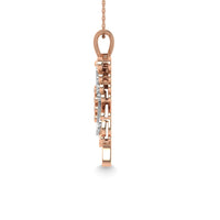 Thumbnail for Diamond 1 7/8 Ct.Tw. Butterfly Pendant in 10K Two Tone