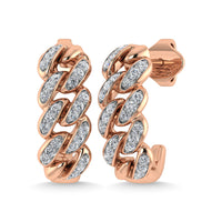 Thumbnail for Diamond  1/5 Ct.Tw. J Earrings in 14K Rose Gold