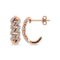 Thumbnail for Diamond  1/5 Ct.Tw. J Earrings in 14K Rose Gold