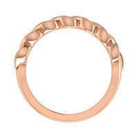 Thumbnail for 14K Rose Gold 1/5 Ct.Tw. Diamond Cuban Style Band