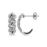 Thumbnail for Diamond  1/5 Ct.Tw. J Earrings in 14K White Gold