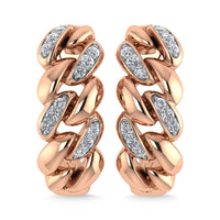 Thumbnail for Diamond  1/10 Ct.Tw. J Earrings in 14K Rose Gold