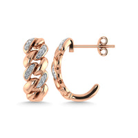 Thumbnail for Diamond  1/10 Ct.Tw. J Earrings in 14K Rose Gold