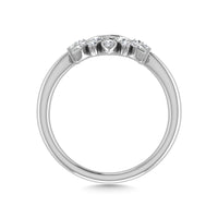 Thumbnail for Diamond 1/8 Ct.Tw. Curve Band in 14K White Gold