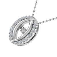 Thumbnail for 10K White Gold 1/5 Ct Ct.Tw. Diamond Shimmering Pendant