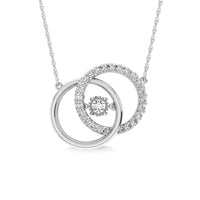 Thumbnail for Diamond 1/4 Ct.Tw. Circle Pendant in 10K White Gold