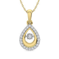 Thumbnail for Diamond 1/6 Ct.Tw. Fashion Pendant in 10K Yellow Gold