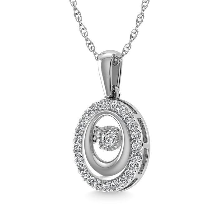 Diamond 1/6 Ct.Tw. Fashion Pendant in 10K White Gold