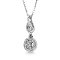 Thumbnail for Diamond 1/10 Ct.Tw. Fashion Pendant in 10K White Gold