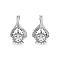Thumbnail for Diamond 1/6 Ct.Tw. Fashion Earrings in 10K White Gold