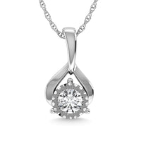 Thumbnail for Diamond 1/10 Ct.Tw. Fashion Pendant in 10K White Gold