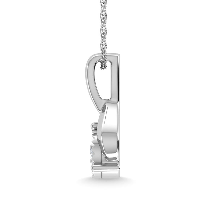 Diamond 1/10 Ct.Tw. Fashion Pendant in 10K White Gold