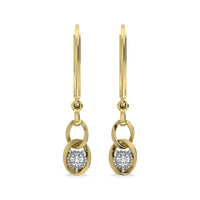 Thumbnail for Diamond 1/6 Ct.Tw. Danglers Earrings in 10K Yellow Gold