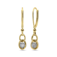 Thumbnail for Diamond 1/6 Ct.Tw. Danglers Earrings in 10K Yellow Gold