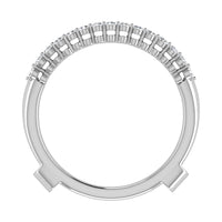 Thumbnail for 14K White Gold 1/2 Ct.Tw. Diamond Chevron Guard Ring