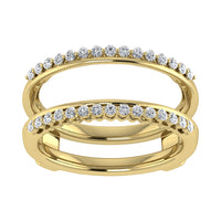 Thumbnail for 14K Yellow Gold 1/2 Ct.Tw. Diamond Guard Ring
