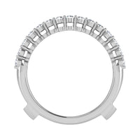 Thumbnail for 14K White Gold 1/2 Ct.Tw. Diamond Chevron Guard Ring