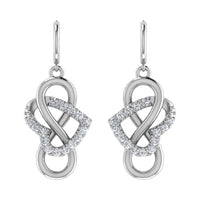 Thumbnail for Diamond 1/4 Ct.Tw. Danglers Earrings in 10K White Gold