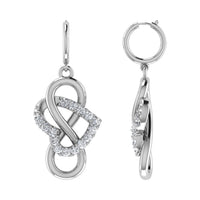 Thumbnail for Diamond 1/4 Ct.Tw. Danglers Earrings in 10K White Gold
