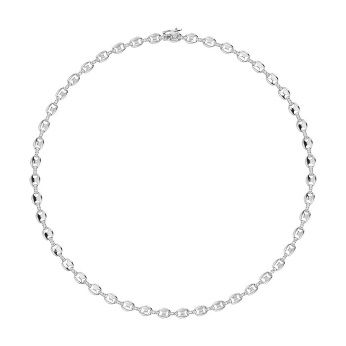 Diamond 1 1/3 Ct.Tw. Cuban Necklace in 14K White Gold