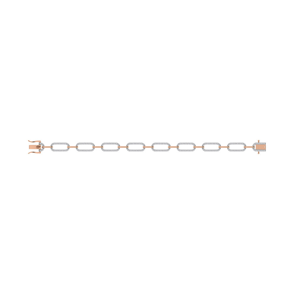 Diamond 1 1/2 Ct.Tw. Fashion Bracelets in 14K Rose Gold