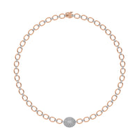 Thumbnail for Diamond 3 Ct.Tw. Cuban Necklace in 14K Rose Gold