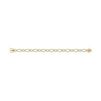 Thumbnail for Diamond 5/8 Ct.Tw. Cuban Fashion Bracelets in 14K Yellow Gold