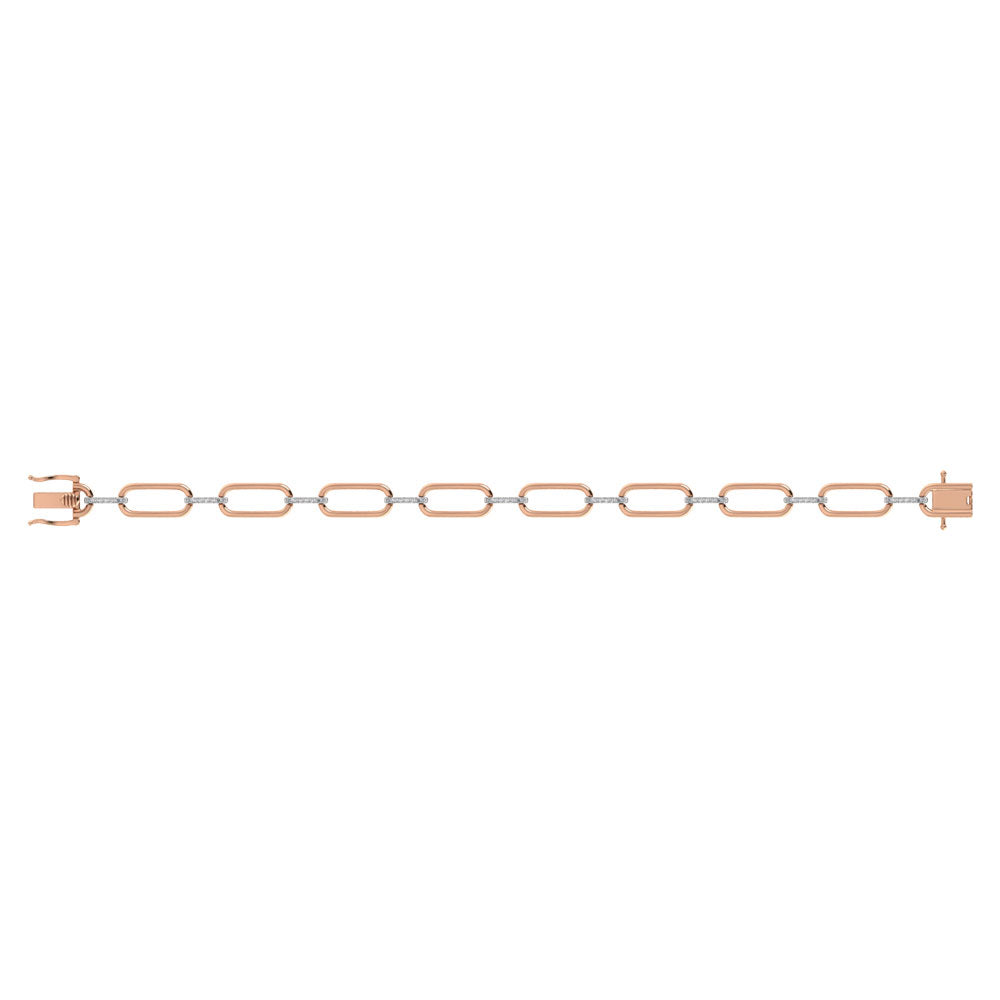 Diamond 1 1/2 Ct.Tw. Fashion Bracelets in 14K Rose Gold