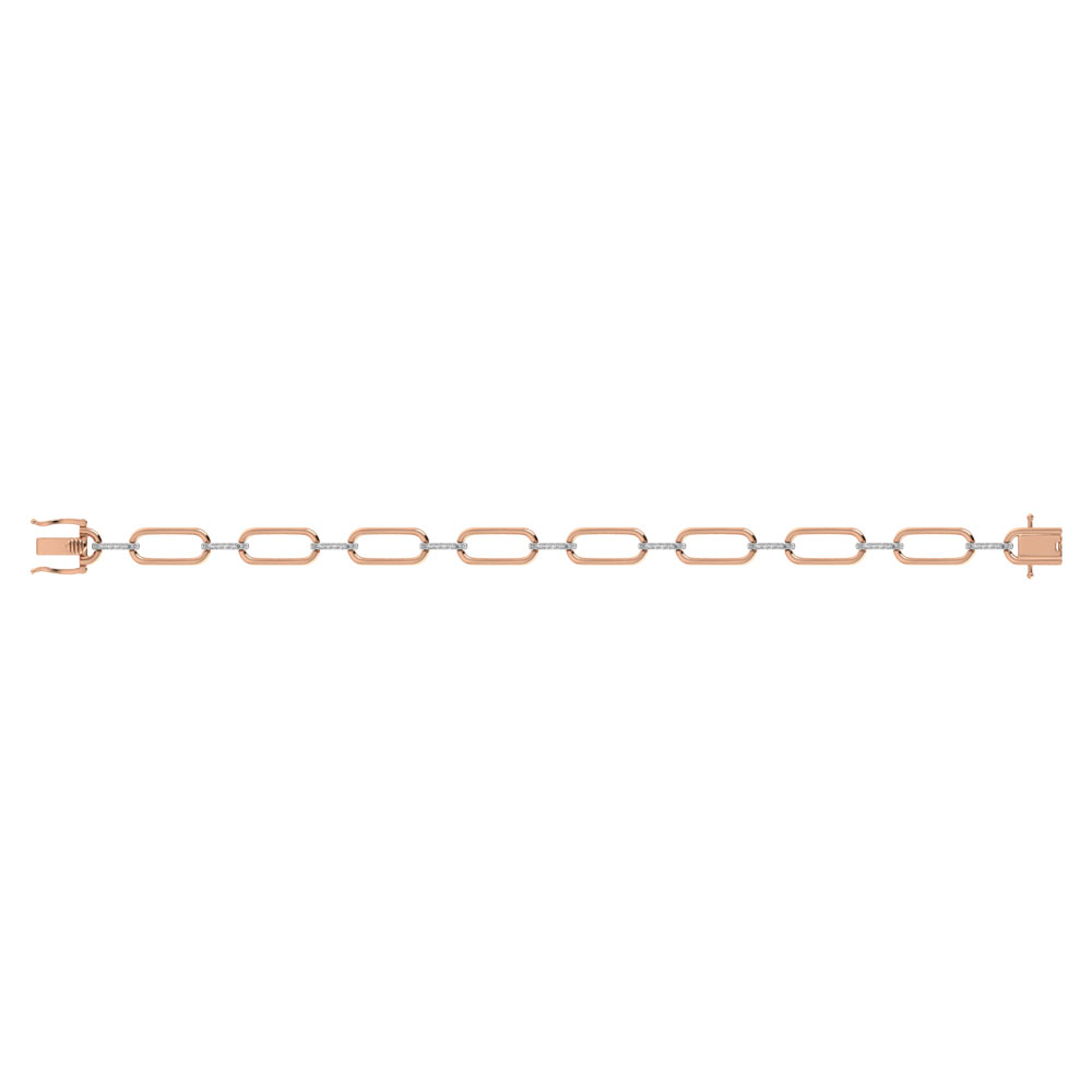 Diamond 1 1/2 Ct.Tw. Fashion Bracelets in 14K Rose Gold