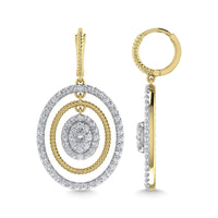 Thumbnail for Diamond 1 1/2 Ct.Tw. Danglers Earrings in 10K Yellow Gold