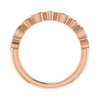 Thumbnail for 14K Pink Gold 1/3.Tw. Diamond Stack Band