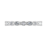 Thumbnail for 14K White Gold 1/3.Tw. Diamond Stack Band