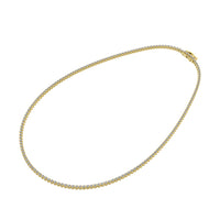 Thumbnail for 14K Yellow Gold 3 1/3 Ct.Tw. Diamond Fashion Necklace (13 inches + 3 inches extender chain)