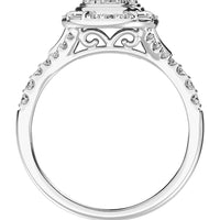 Thumbnail for 14K White Gold 1 Ct.Tw. Diamond Pear Shape Engagement Ring