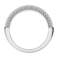 Thumbnail for 14K White Gold 1 Ct.Tw. Diamond Pave Set Fashion Band