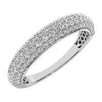 Thumbnail for 14K White Gold 1/2 Ct.Tw. Diamond Pave Set Fashion Band