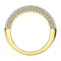 Thumbnail for 14K Yellow Gold 1 Ct.Tw. Diamond Pave Set Fashion Band