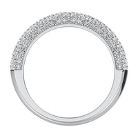 Thumbnail for 14K White Gold 1/2 Ct.Tw. Diamond Pave Set Mens Band