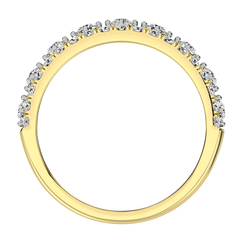 14K Yellow Gold 1 Ct.Tw. Diamond Fashion Band