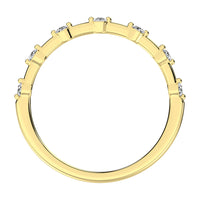 Thumbnail for 14K Yellow Gold 1/10 Ct.Tw. Diamond Stack Bands