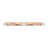 Thumbnail for 14K Rose Gold 1/2 Ct.Tw. Diamond Curve Band