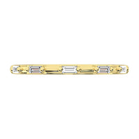 Thumbnail for 14K Yellow Gold 1/2 Ct.Tw. Diamond Curve Band