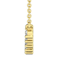 Thumbnail for 10K Yellow Gold 1/5 Ct.Tw. Diamond Round Fashion Necklace