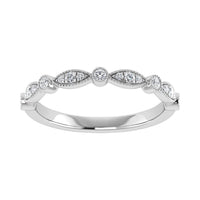 Thumbnail for Diamond 1/6 Ct.Tw. Stack Band in 10K White Gold
